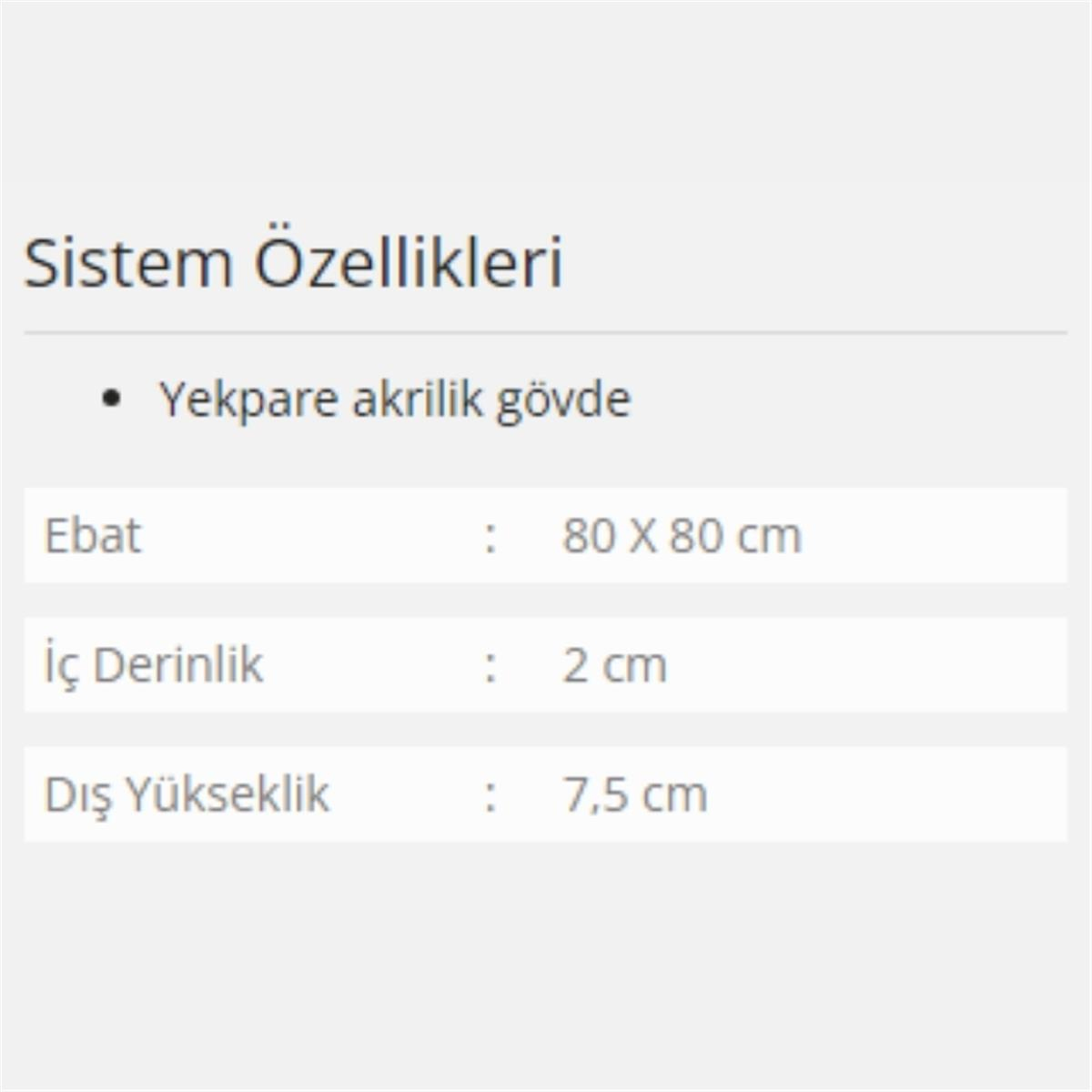 Formina Costo Slimblok Duş Teknesi