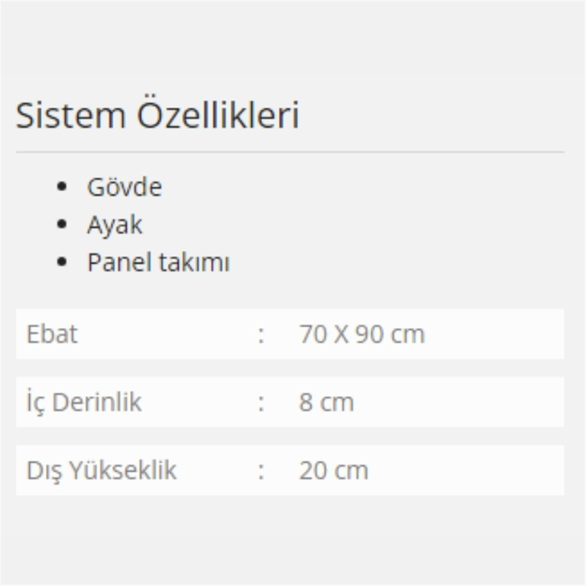 Formina Lima Panelli Duş Teknesi