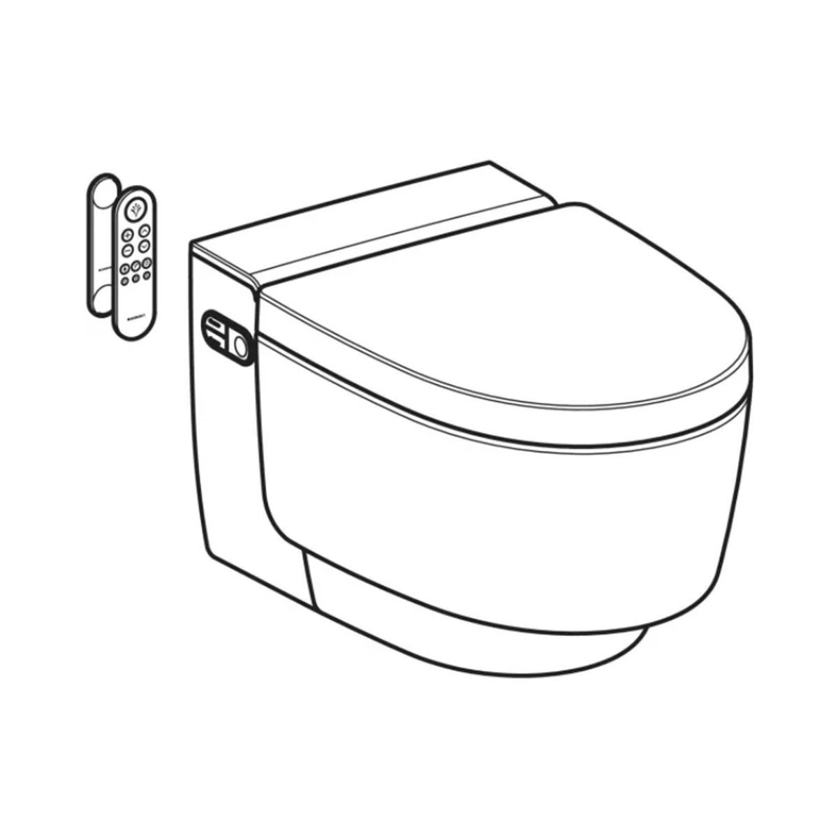 Geberit AquaClean Mera Comfort Krom Akıllı Klozet