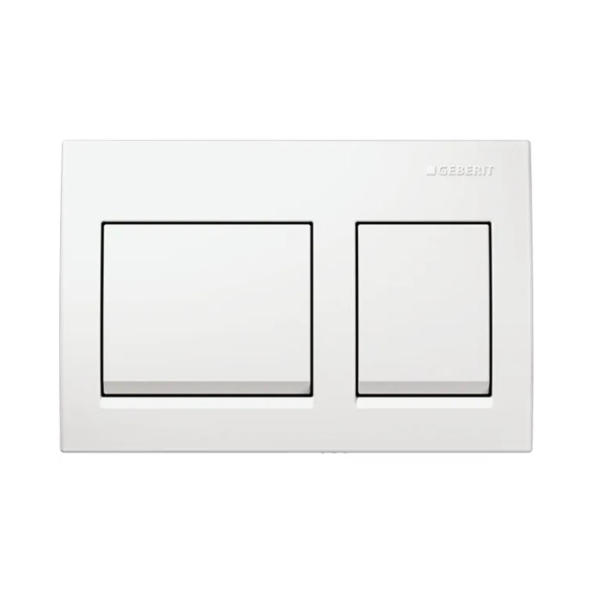 Geberit Kumanda Kapağı Alpha35 - Çift basmalı - Beyaz
