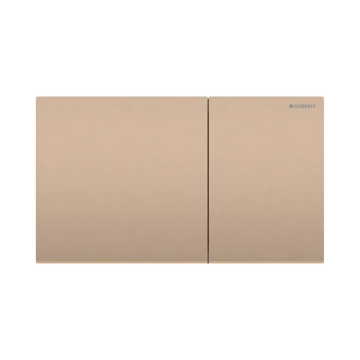 Geberit Kumanda Kapağı Sigma70 - Çift Basmalı - Bronz