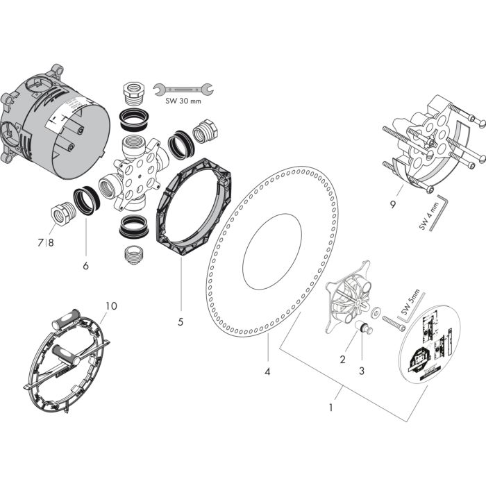 Hansgrohe İbox Universal Ankastre İç Set