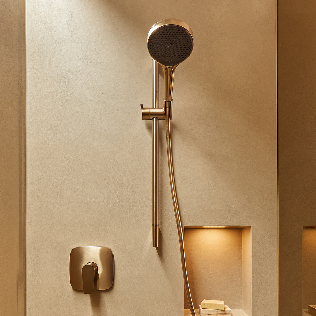 Hansgrohe Rainfinity El Duşu 130 3 jet Mat Bronz
