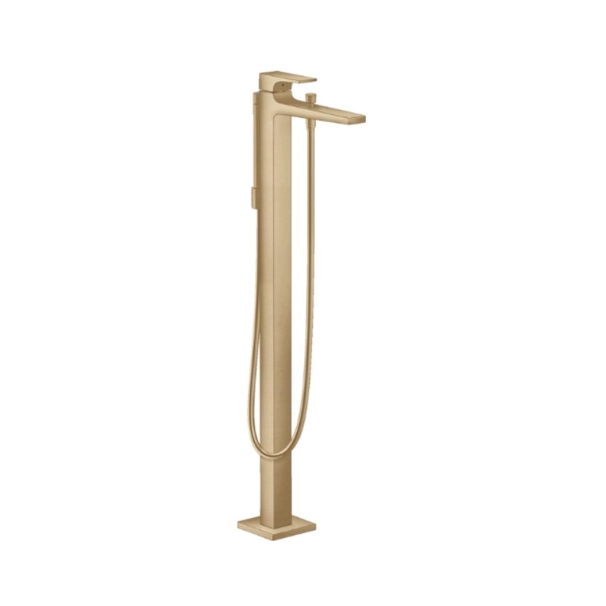 Hansgrohe Metropol Tek kollu banyo Bataryası çubuk volan ile yerden Mat Bronz