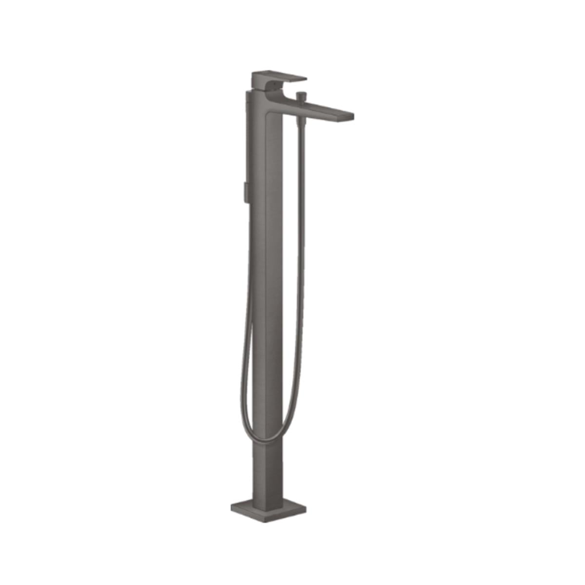 Hansgrohe Metropol Tek kollu banyo Bataryası çubuk volan ile yerden Mat Siyah