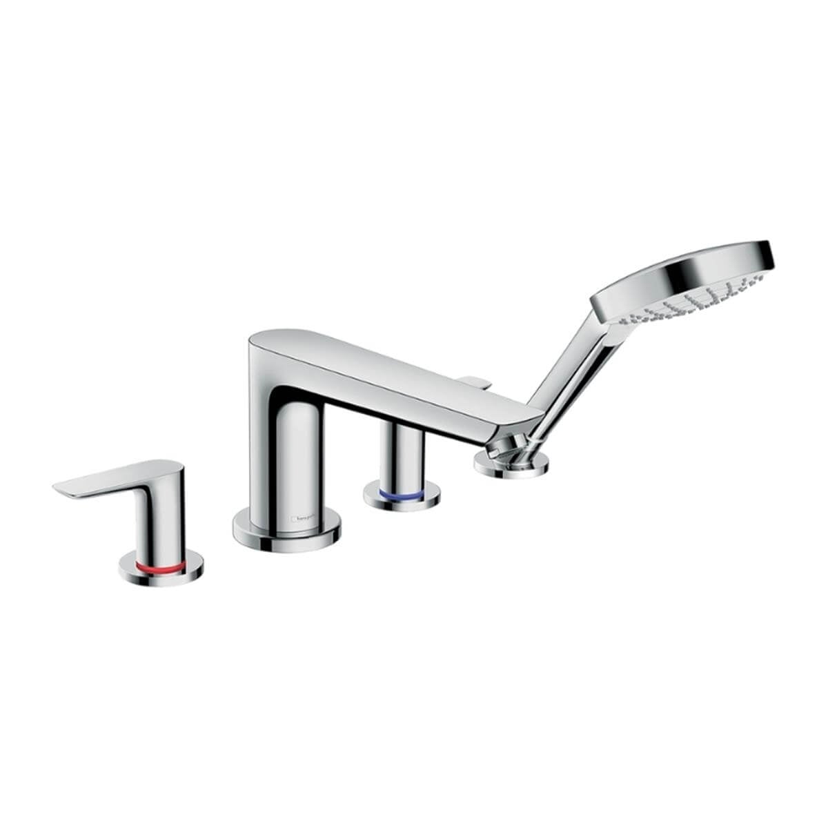 Hansgrohe Talis E 4-DElikli Küvet Kenarı Banyo Bataryası Krom