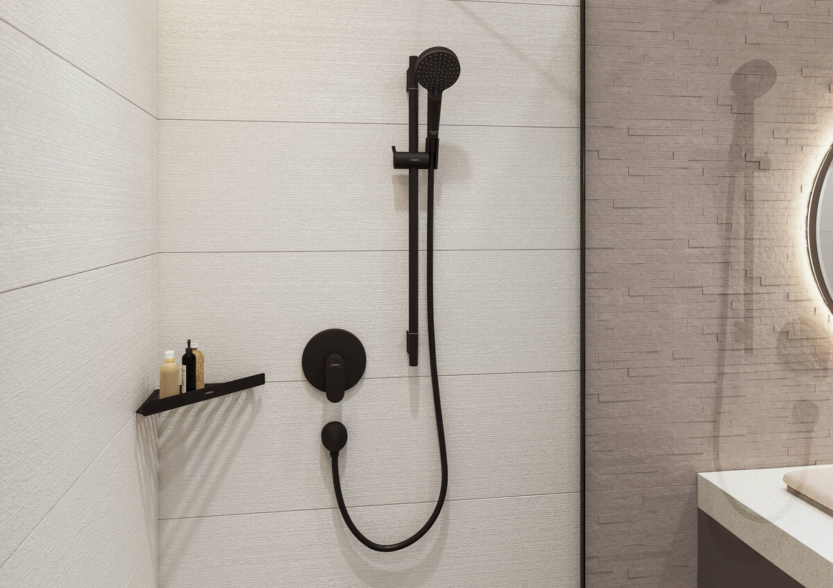 Hansgrohe AddStoris Köşe Sabunluk Mat Siyah