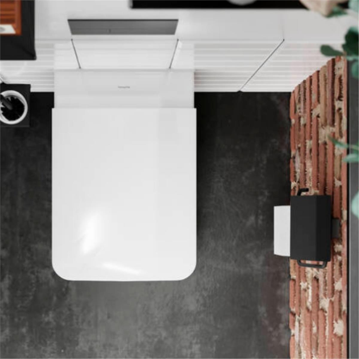 Hansgrohe AddStoris Tuvalet Kağıtlığı Satin Siyah