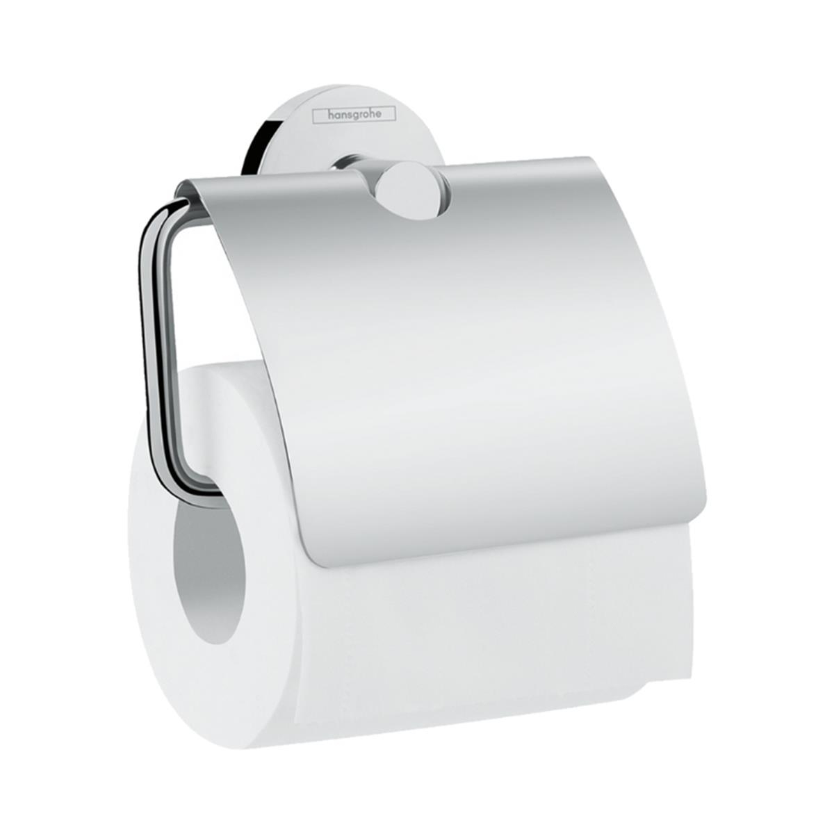 Hansgrohe Logis Universal Tuvalet Kağıtlığı Kapaklı Krom
