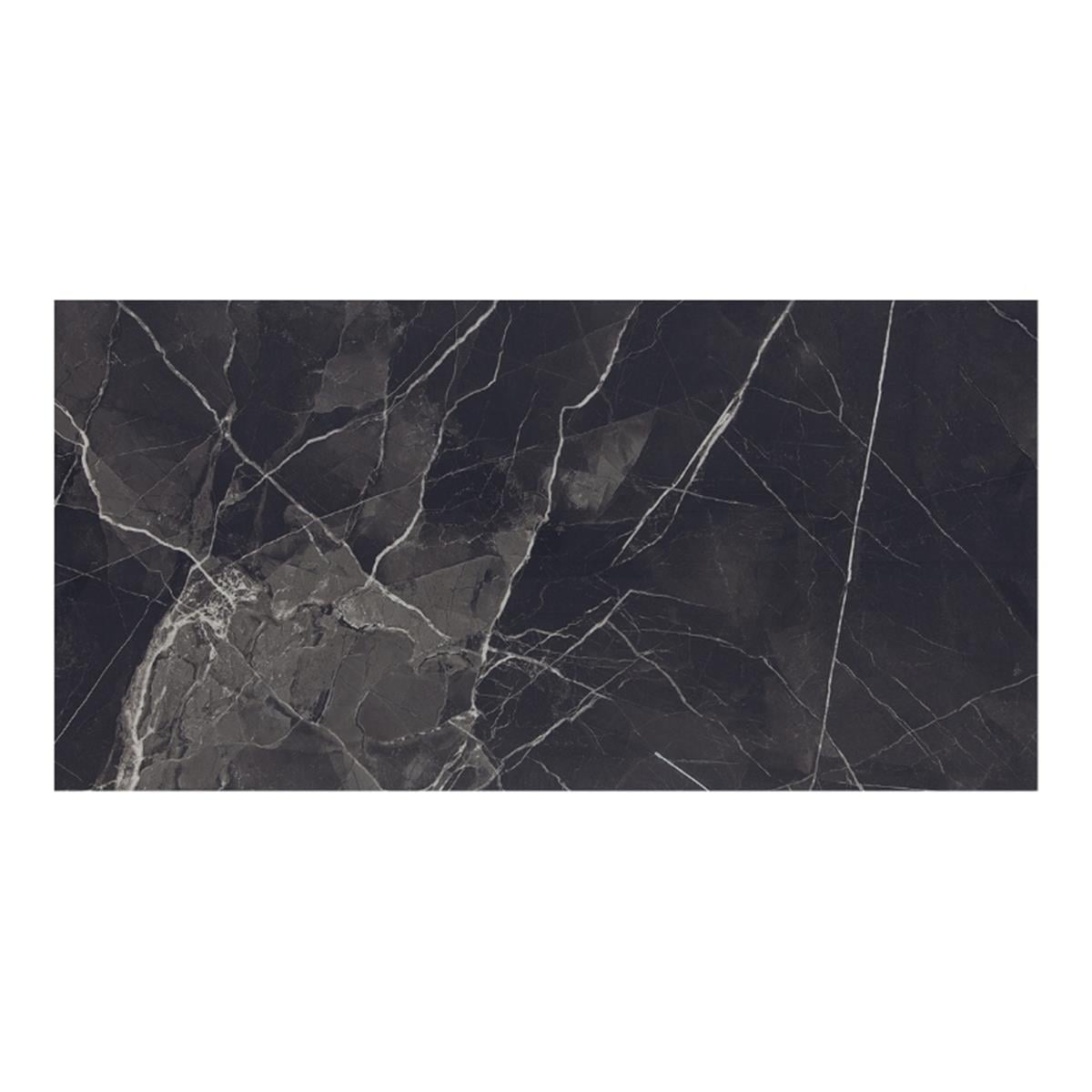 Kütahya Seramik 60*120 Black Calacatta Kristal Rektifiye Parlak Nano
