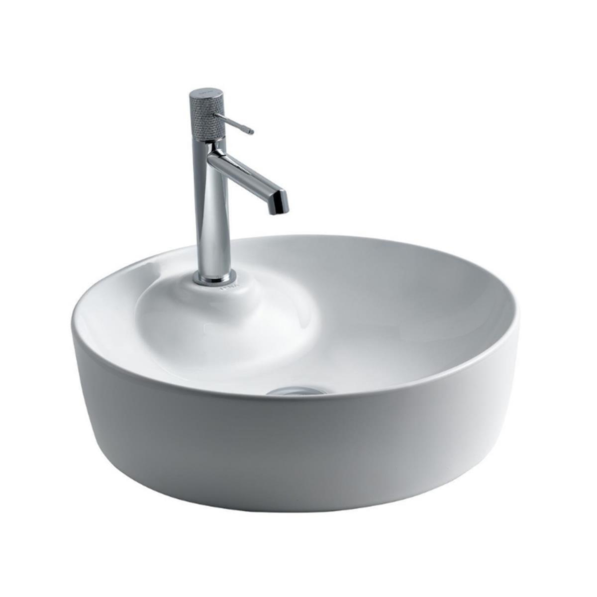 Lena E-4043 Tezgah Üstü Porselen Lavabo Beyaz