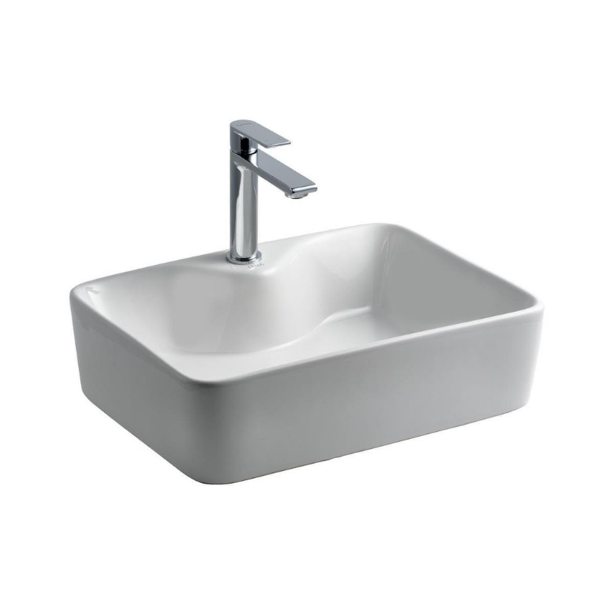 Lena E-5405 Tezgah Üstü Porselen Lavabo Beyaz