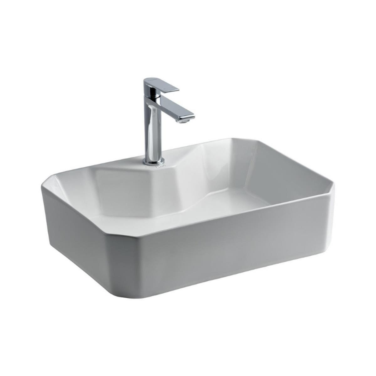 Lena E-5406 Tezgah Üstü Porselen Lavabo Beyaz