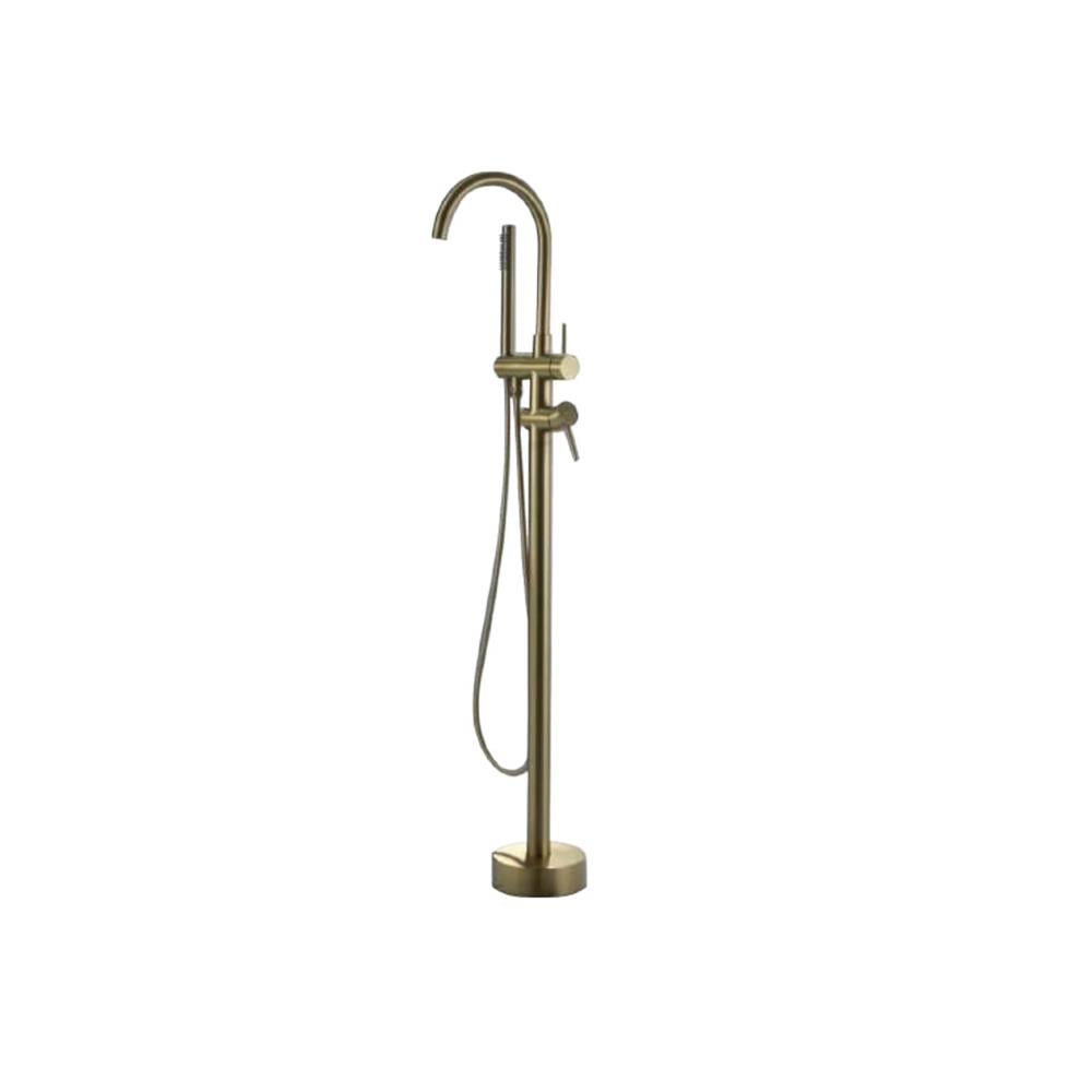 Newarc Step Tabandan Banyo Bataryası Mat Altın