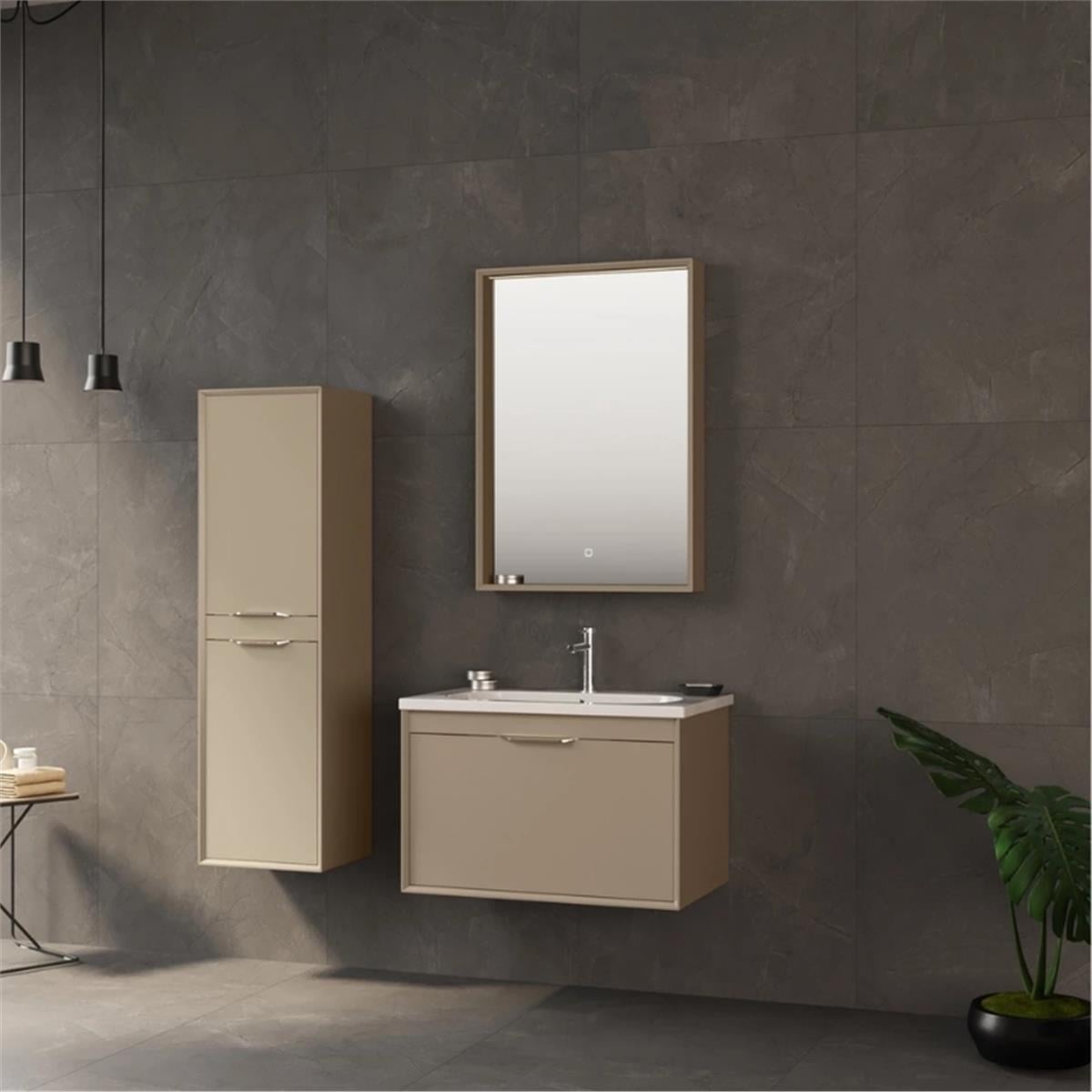 Orka Clay Banyo Dolabı Takım Tek Çekmeceli