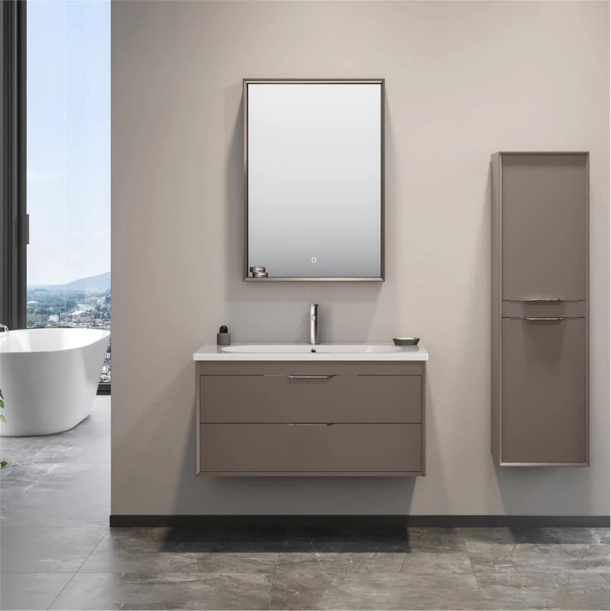 Orka Clay Banyo Dolabı Takım Çift Çekmeceli