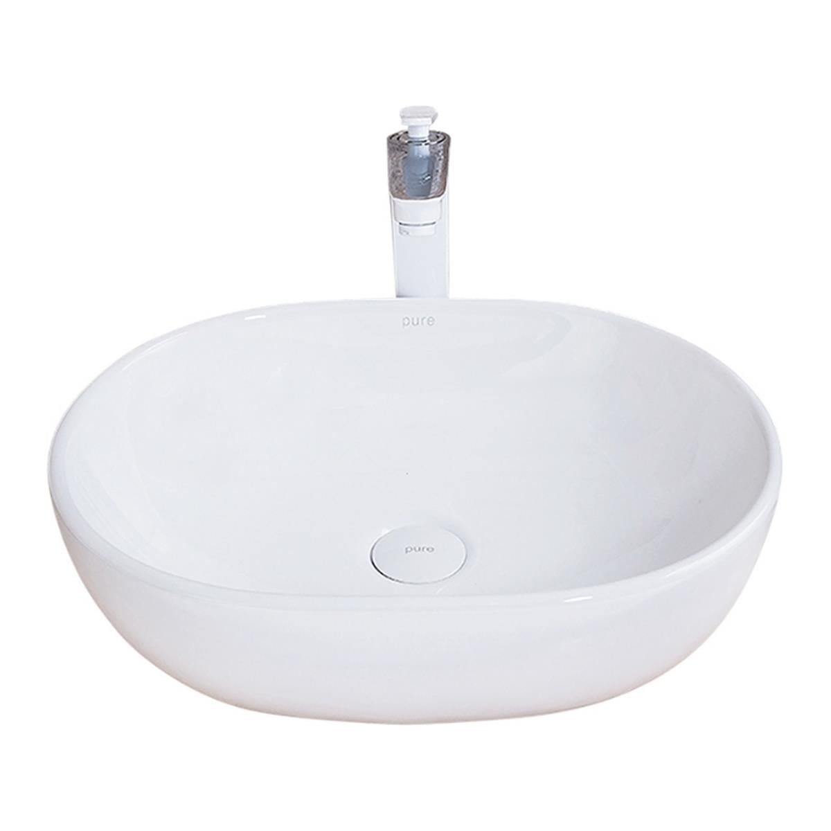 Pure Concept Beyaz Tezgah Üstü Çanak Lavabo