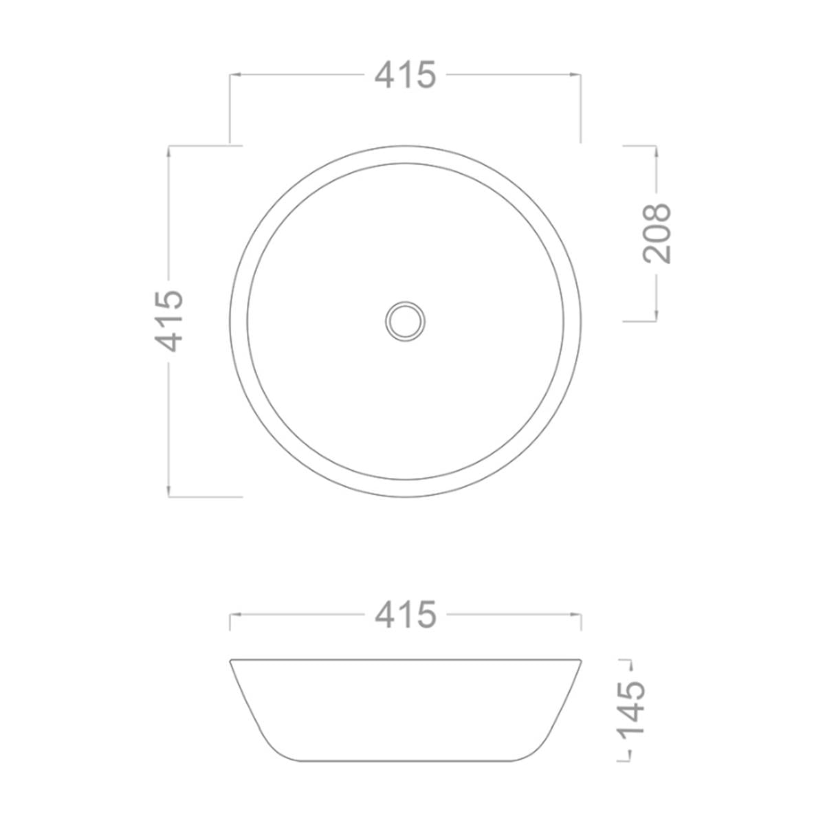 Pure Concept Sardis 42 cm Dekoratif Tezgah Üstü Çanak Lavabo