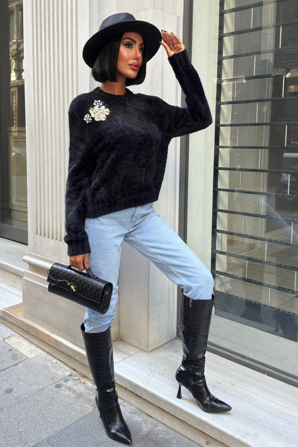 S5K1367Premium Soft Sweater with Accessories 1367