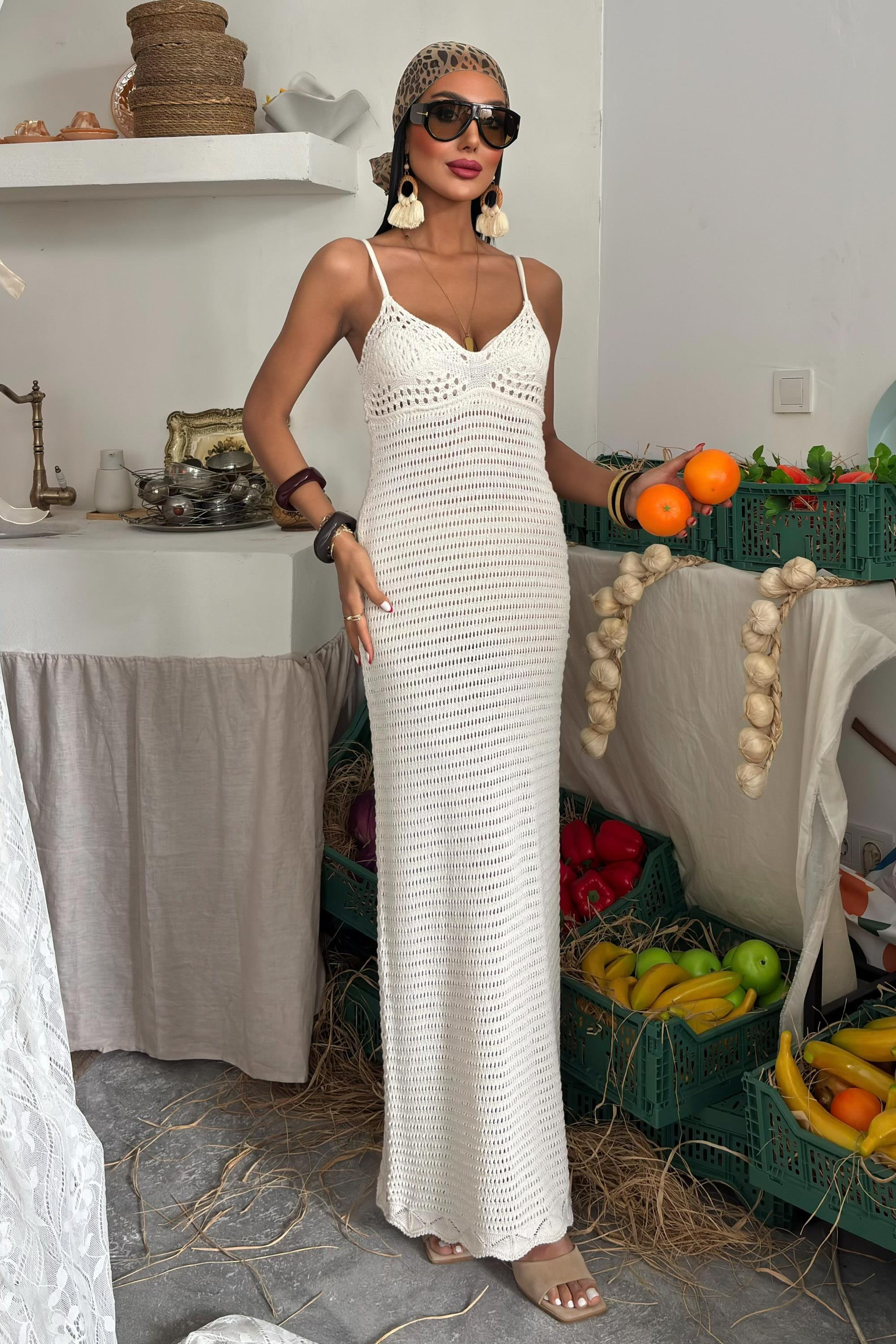 S4Y2773Artesmis Strappy Openwork Dress 2773