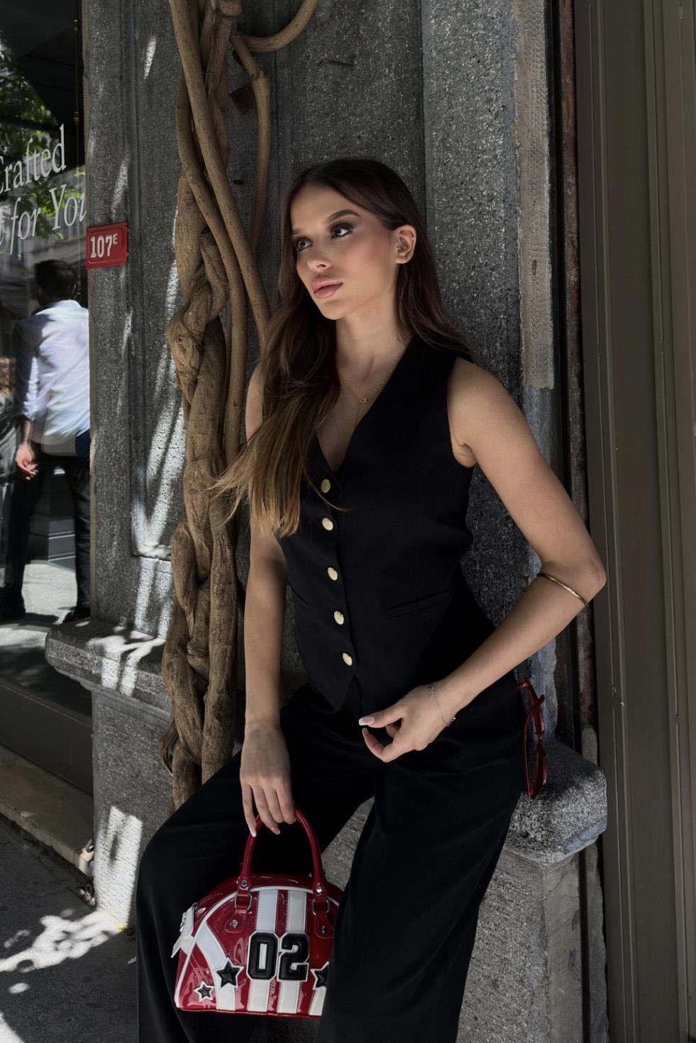 S4Y9753Barbara Yelek İkili Takım 9753-08