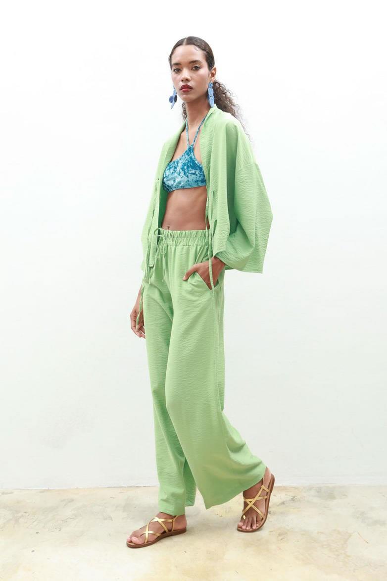 S4Y9852Blanca Plazzo Pantolon Takım 9852