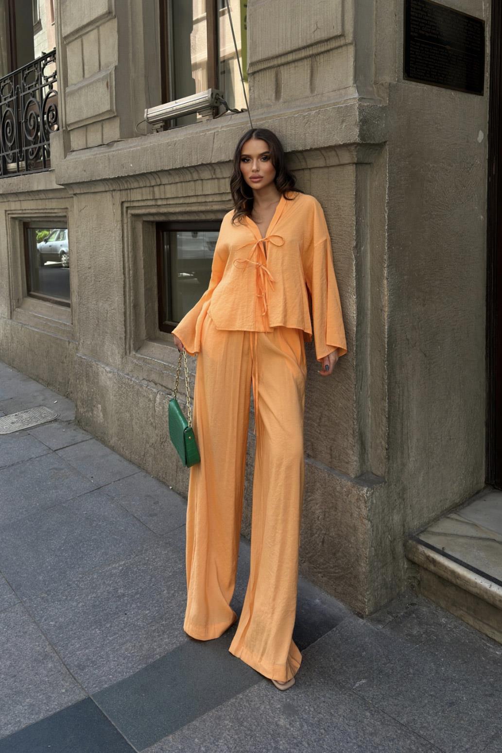 S4Y9852Blanca Plazzo Pantolon Takım 9852