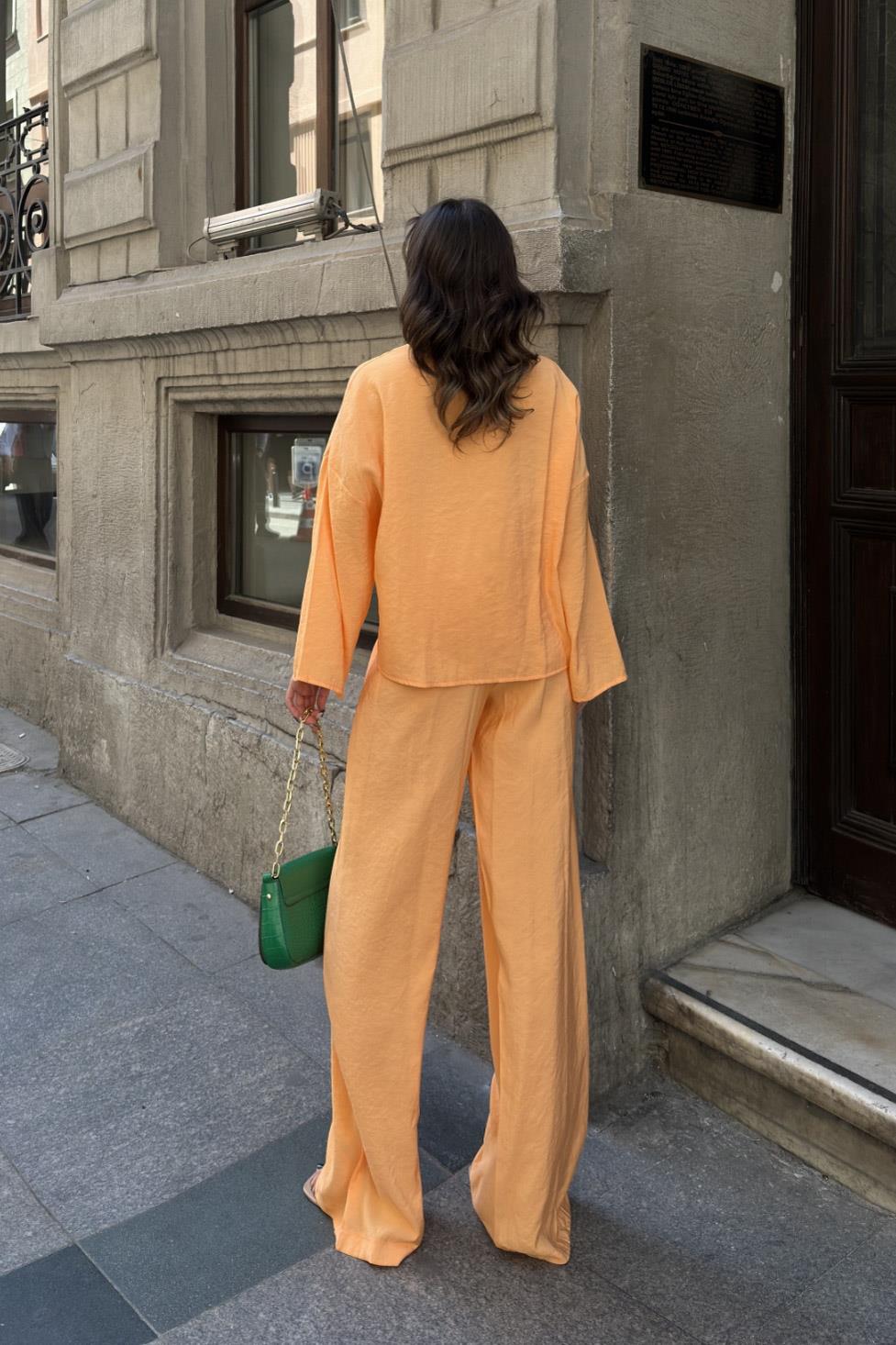 S4Y9852Blanca Plazzo Pantolon Takım 9852