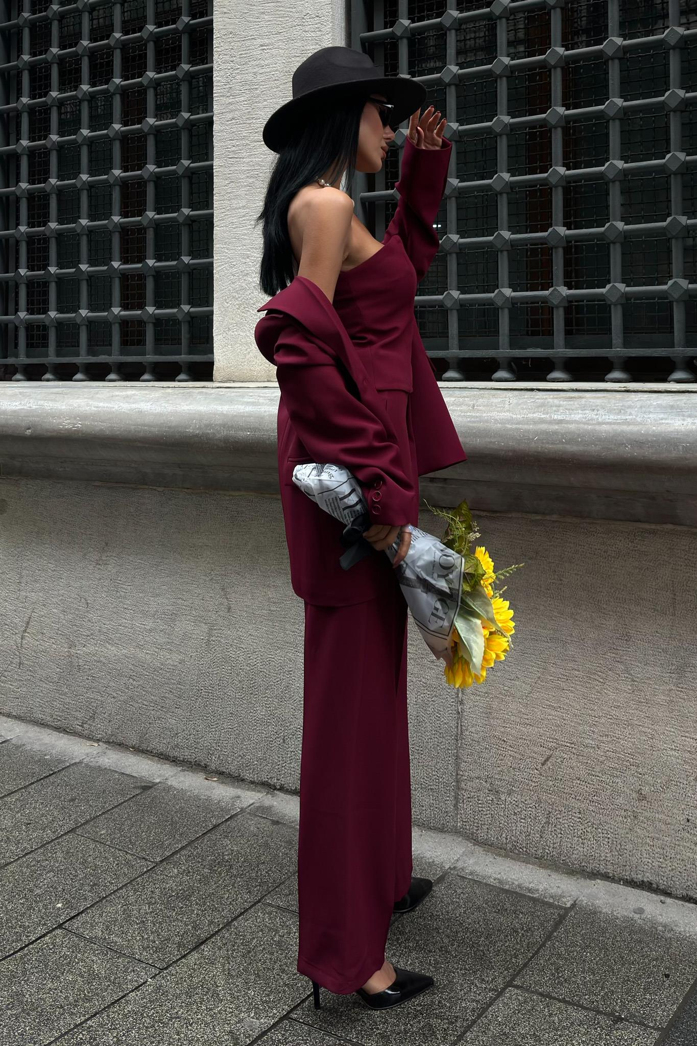 S5K9891Cherries Büstiyerli Üçlü Takım 9891