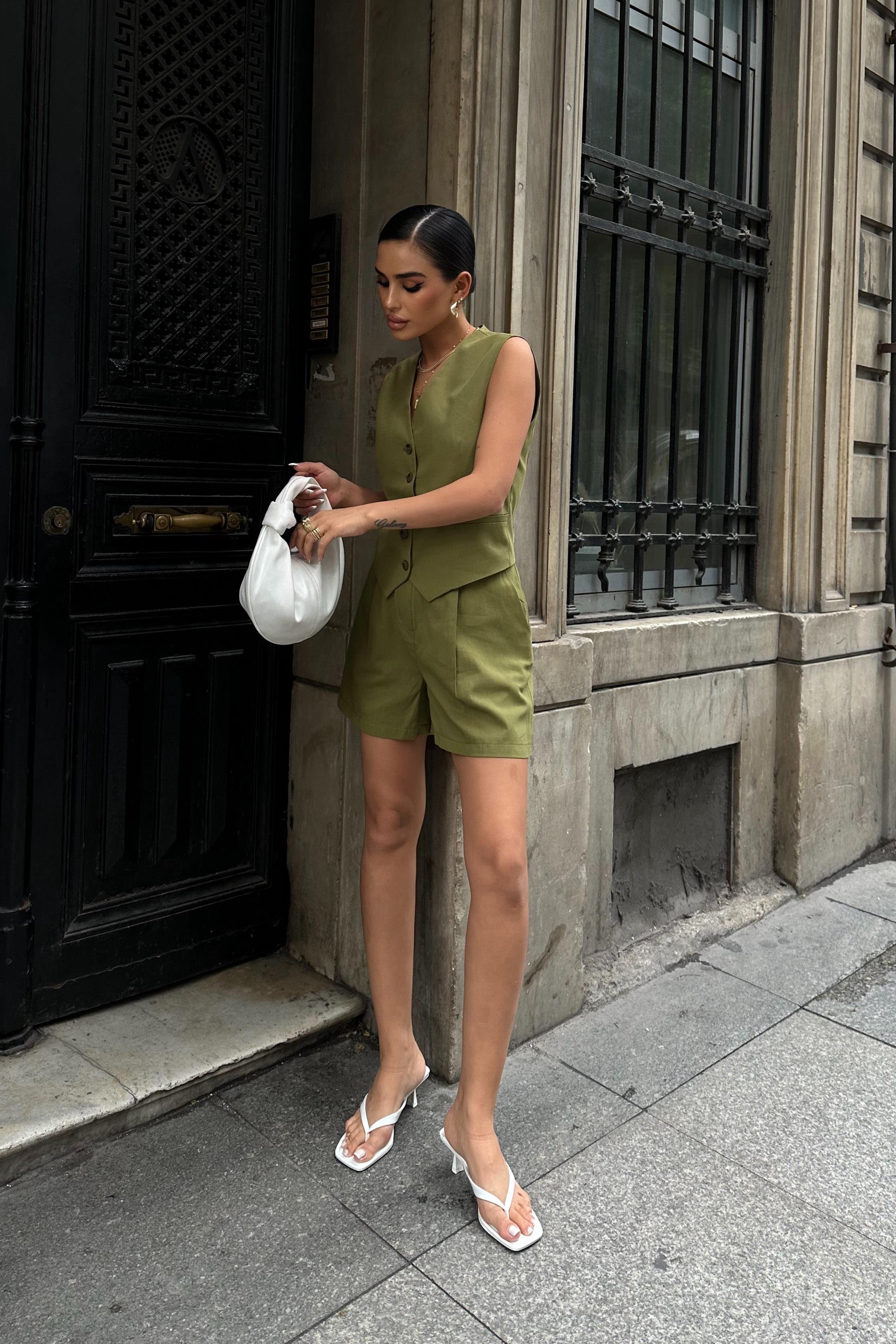 S4Y9561Clare Linen Suit with Vest 9561-08