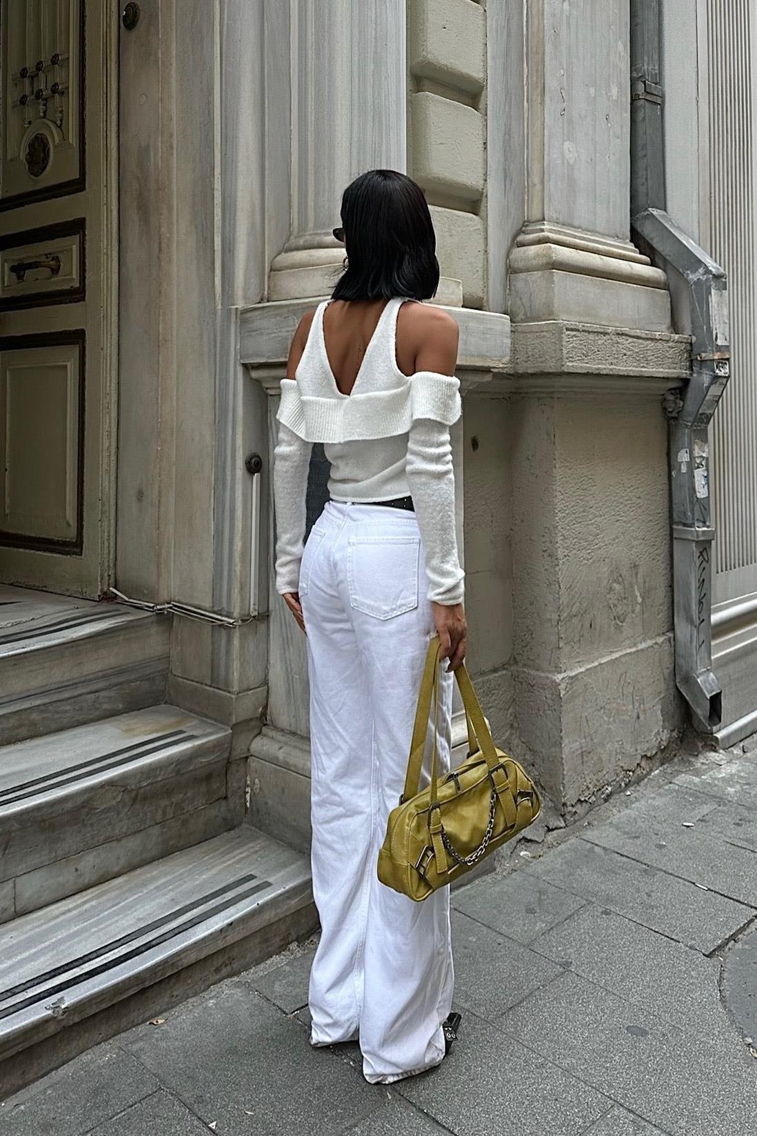 S4K5116Cynthia Cut Out Triko Hırka 5116-23