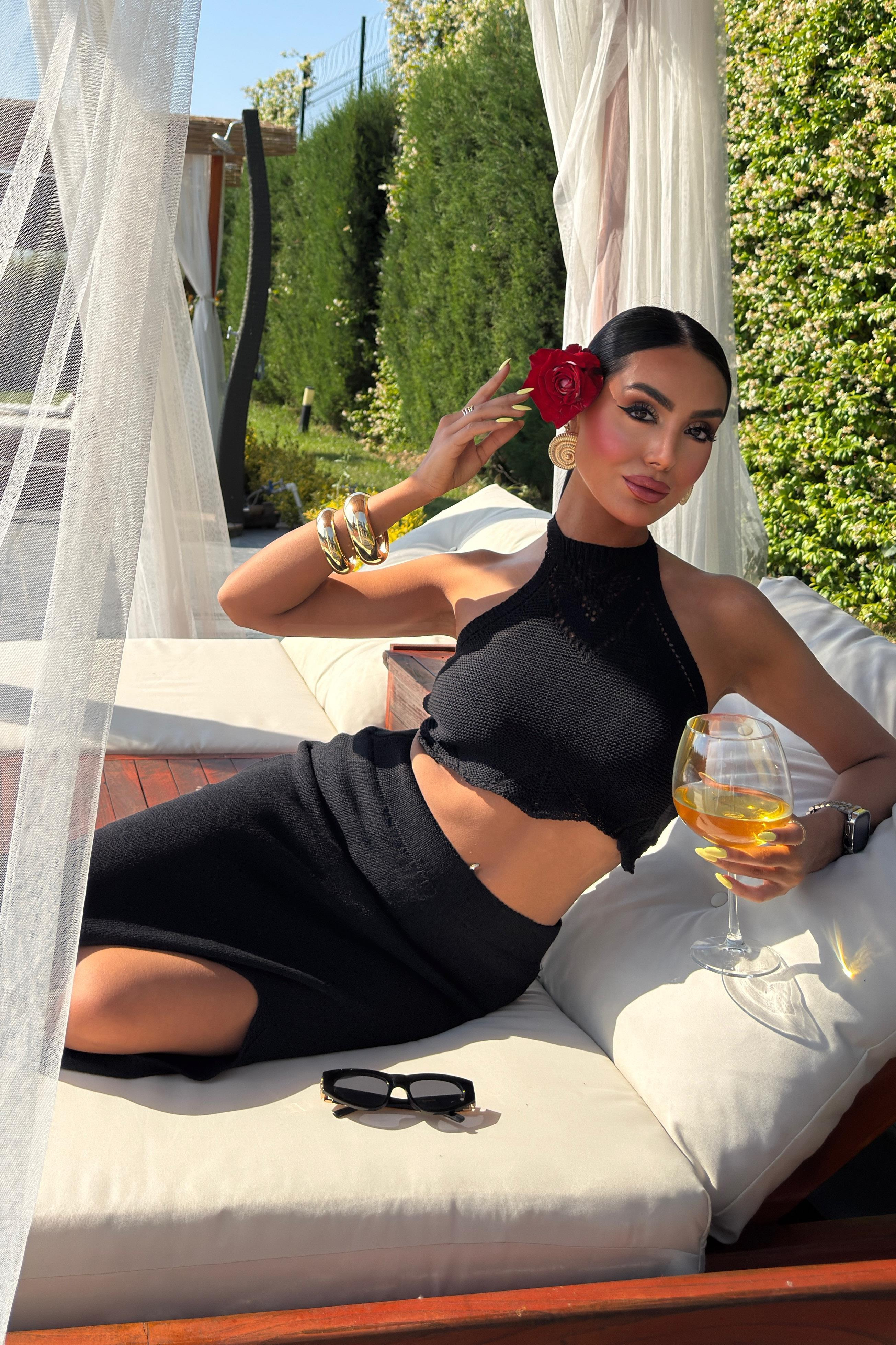 S4Y98349834 مجموعة المحاصيل التفاصيل الشق