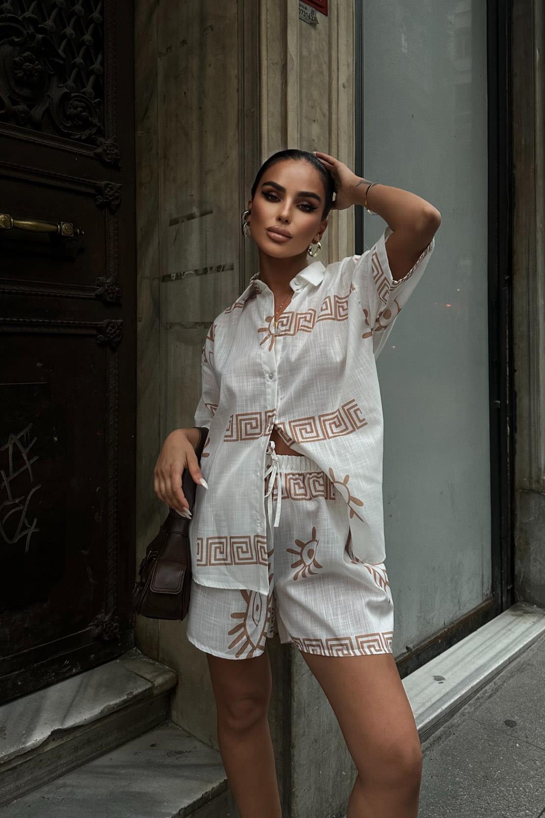 S4Y9815Emma Desenli Keten Takım 9815-0025