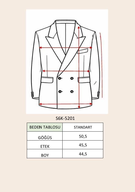 S6K5201MSEtnik Desenli Premium Yelek  5200