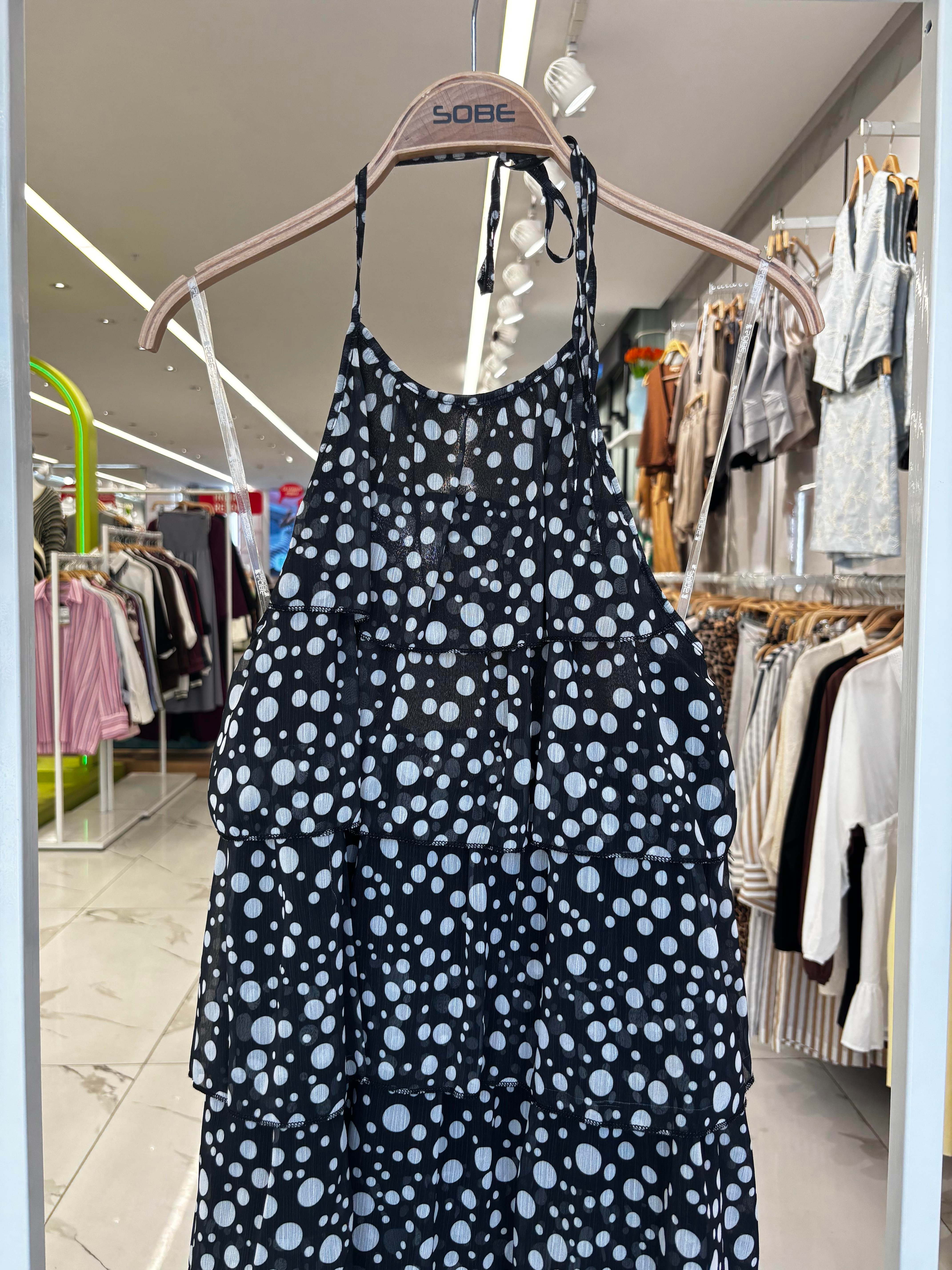 S5Y2905Ruffle Chiffon Dress 2905-08