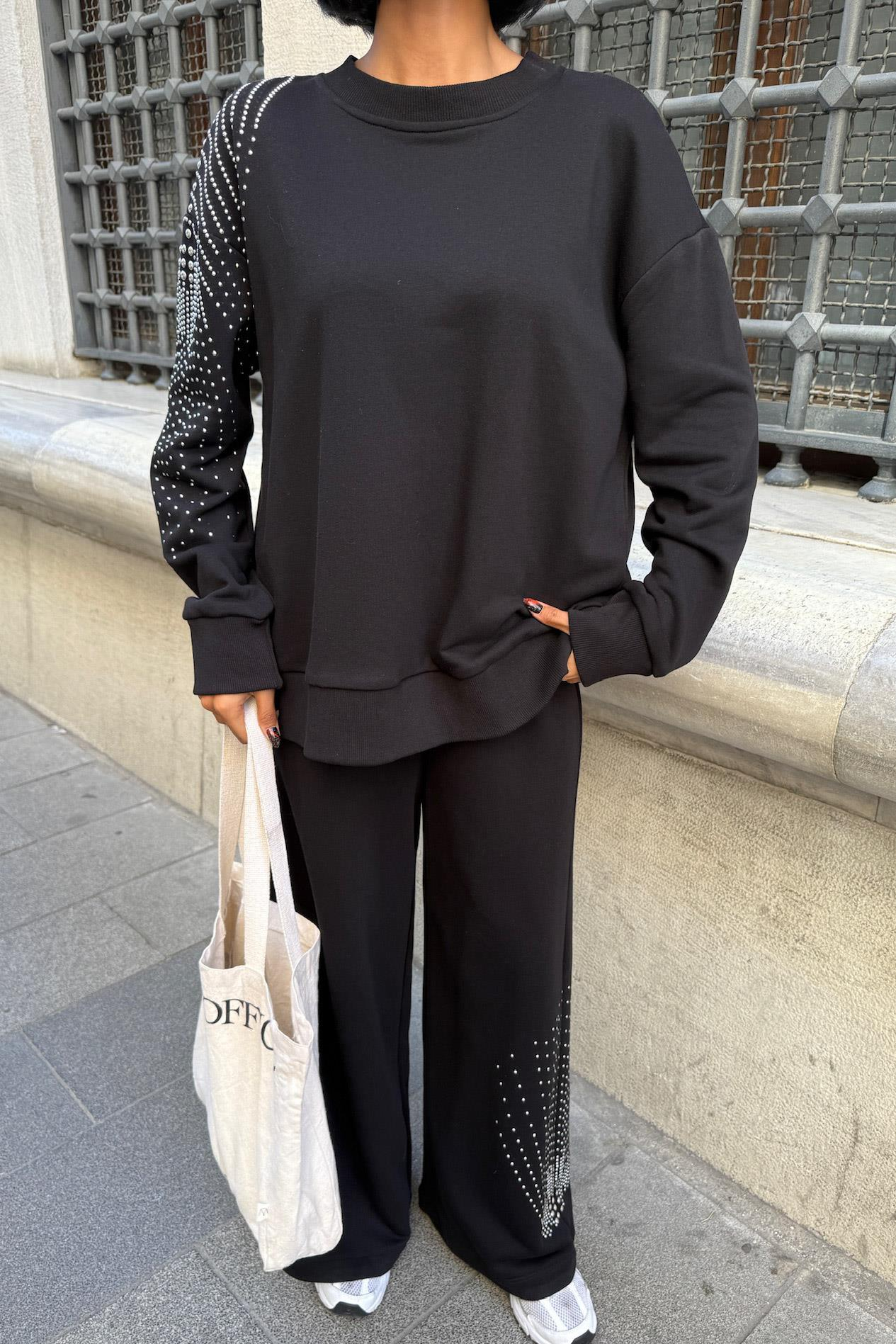 S5K9986Silver Stone Woven Oversize Suit 9986