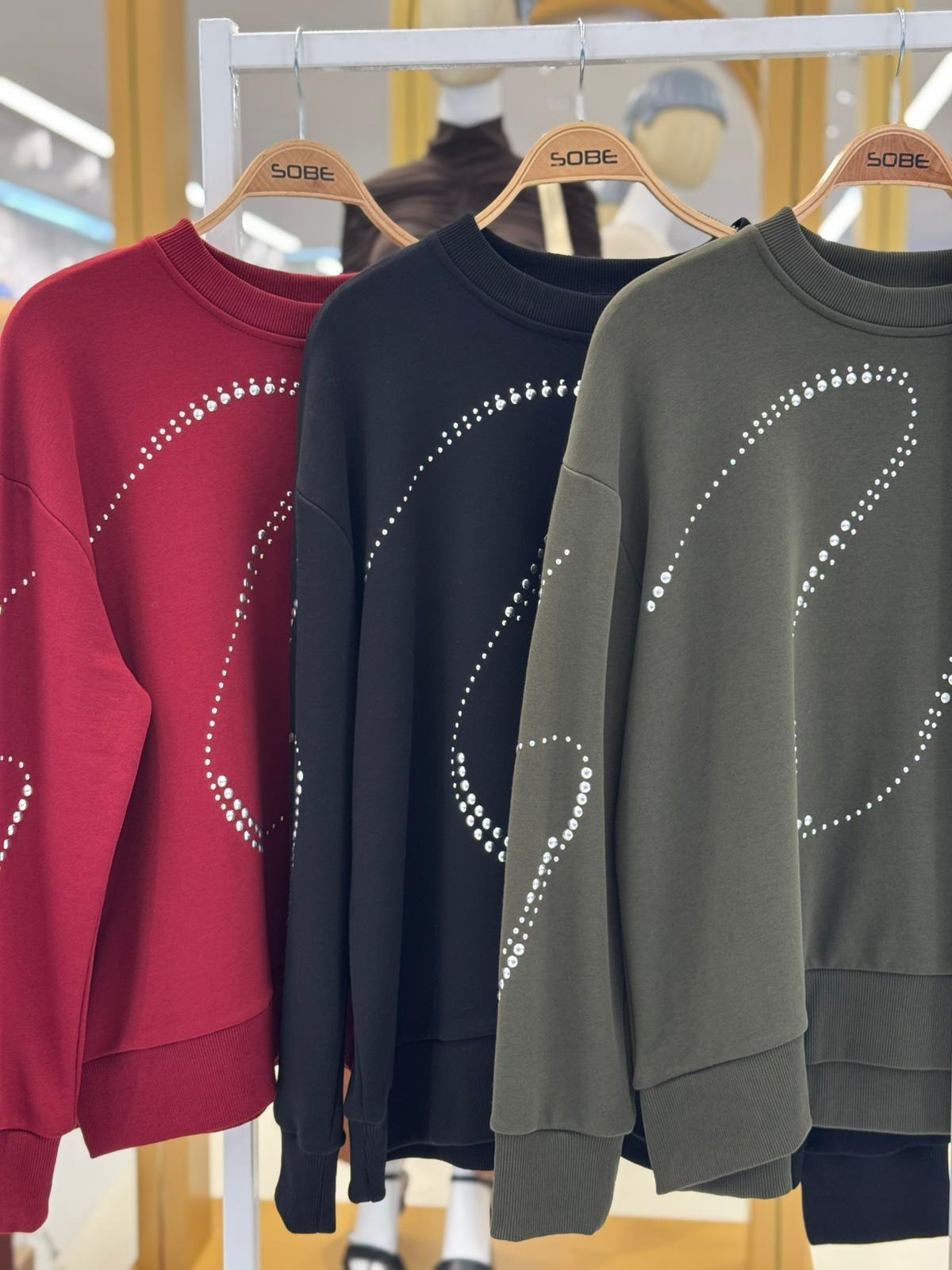 S5K8052Silver Stone Sweatshirt 8052