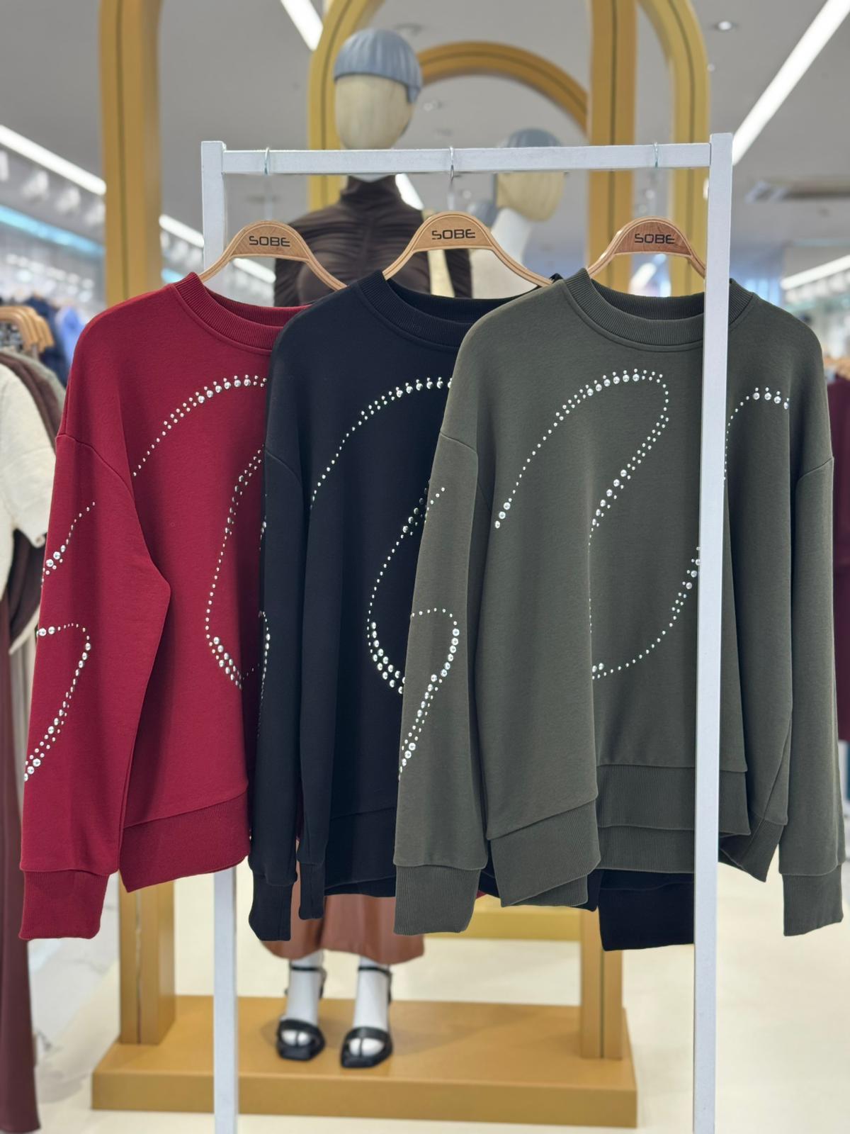 S5K8052Silver Stone Sweatshirt 8052
