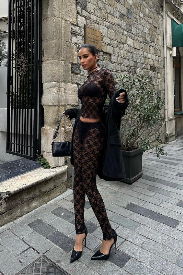 S4Y9752Janice Dantel Crop Takım 9752-08