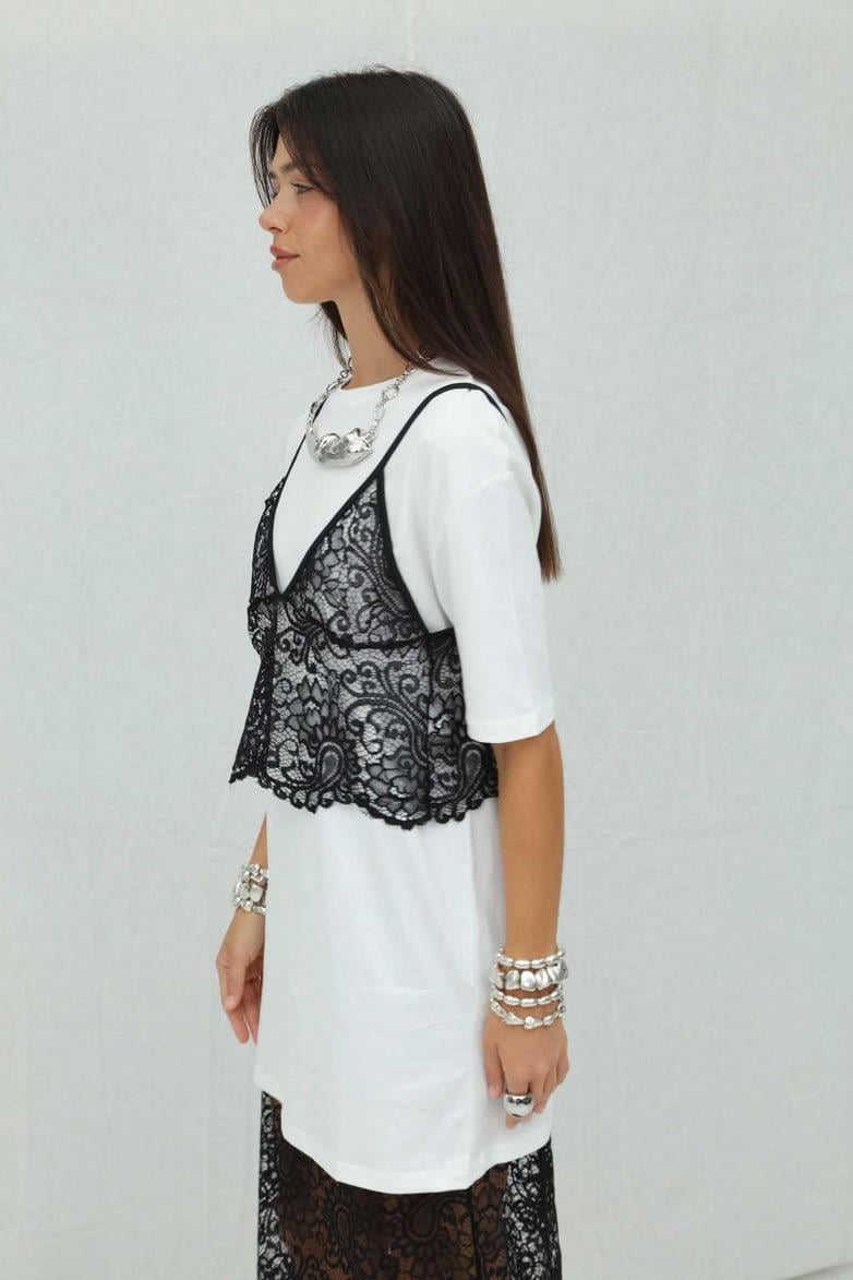S4Y-9749Karrie Dantelli Üçlü Takım 9749-08