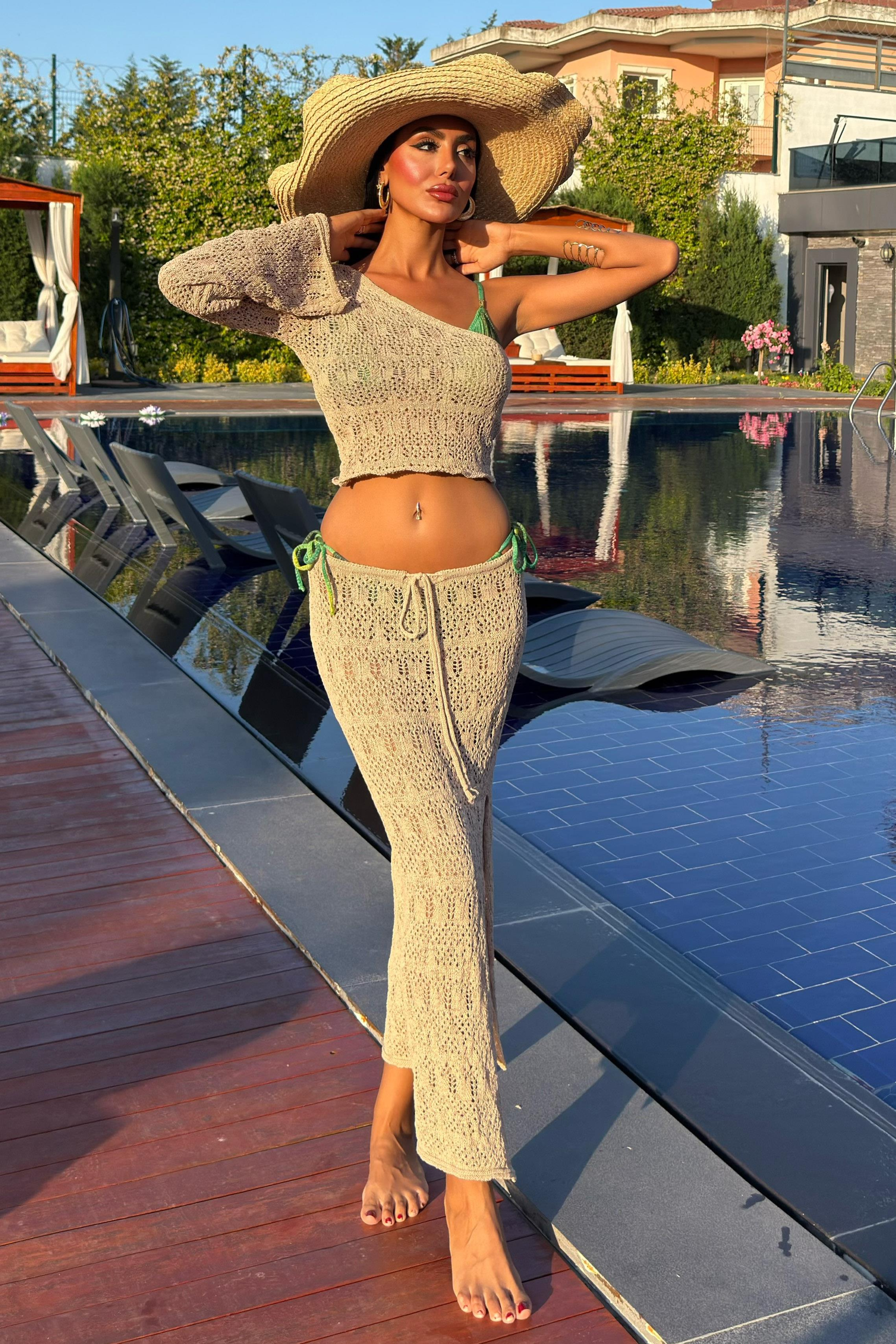 S4Y9710Katy Ajurlu Tek Kol Takım 9710-015