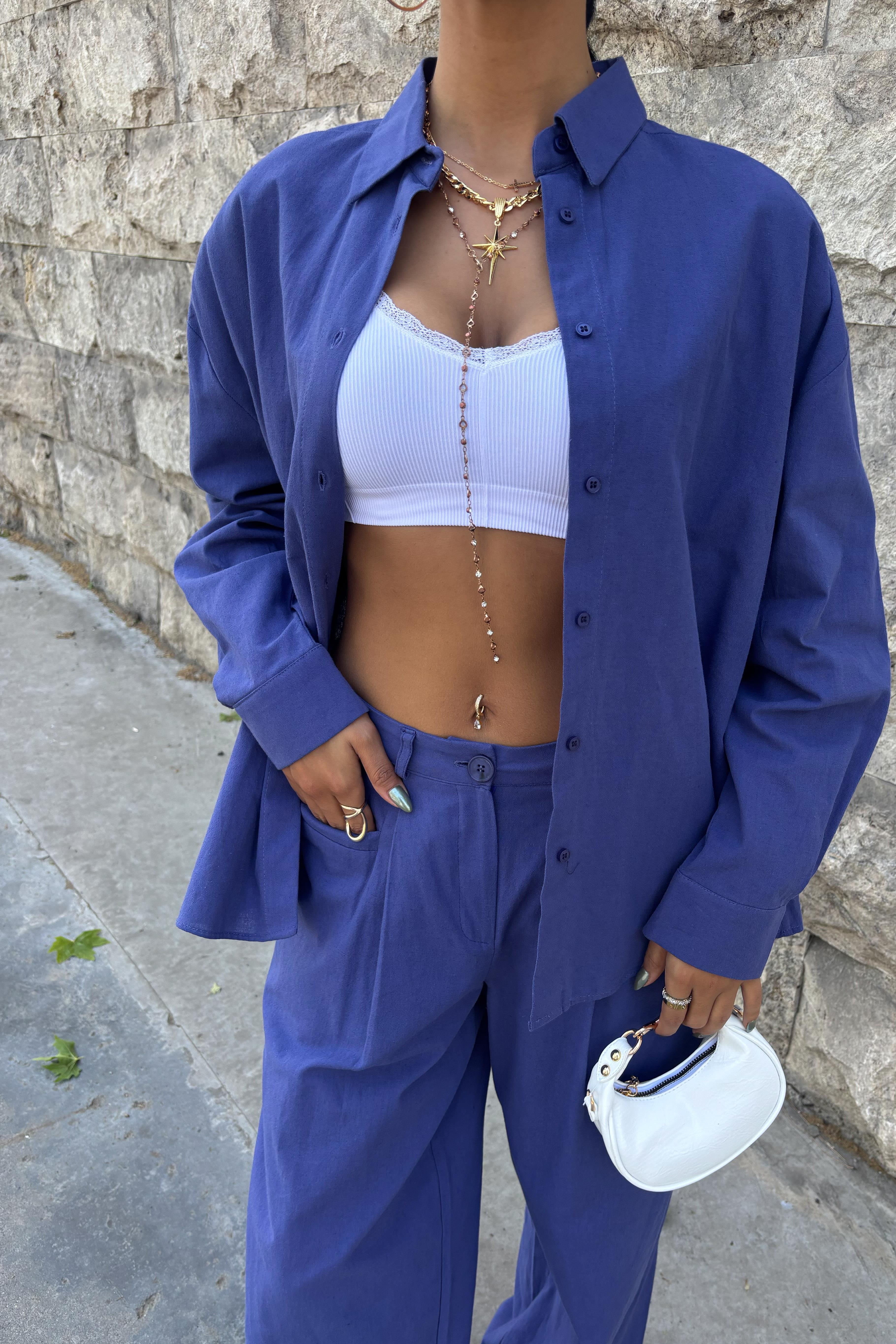 S4Y9766Larissa Çizgili Takım 9766 08
