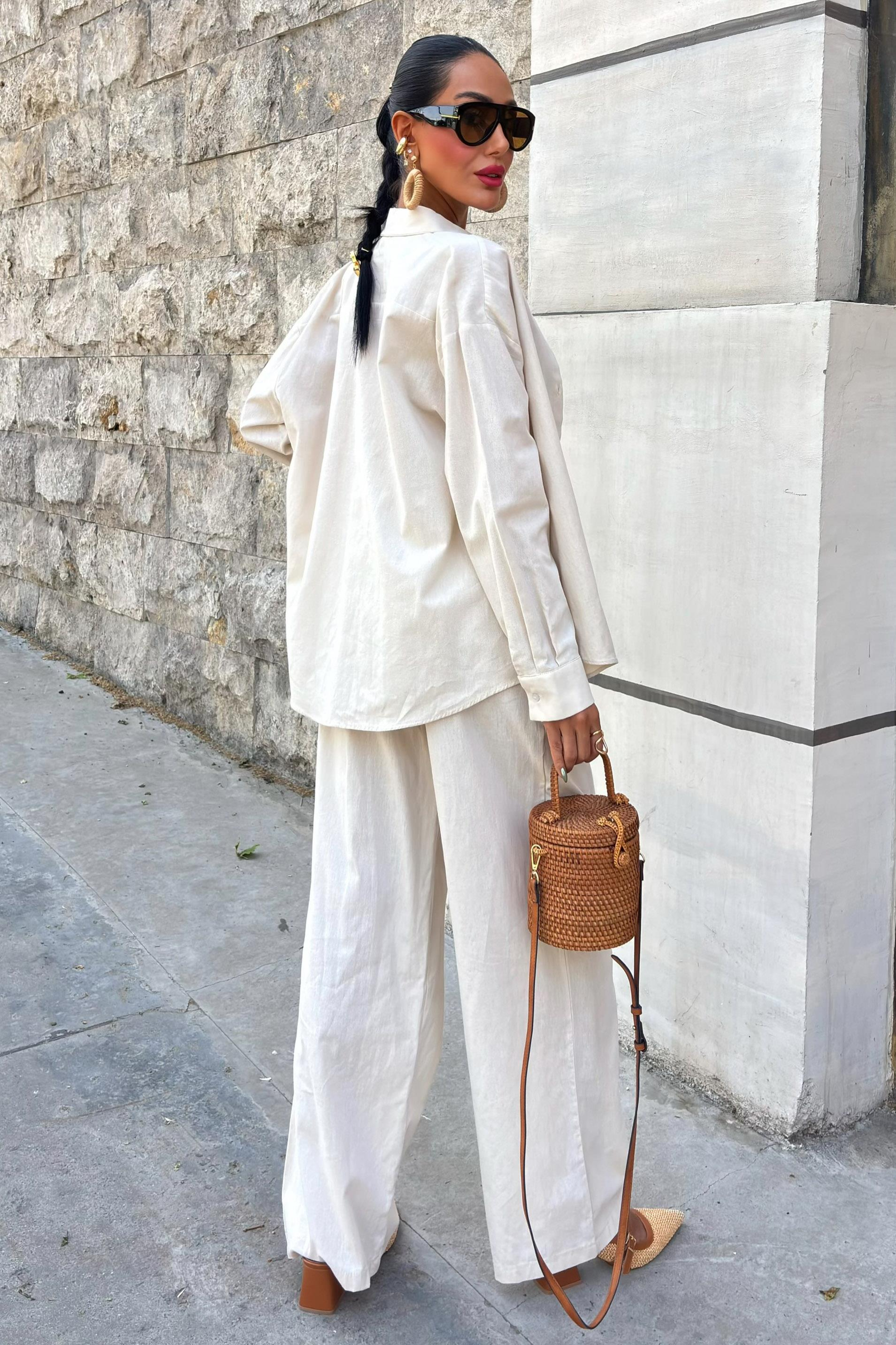S4Y9766Larissa Çizgili Takım 9766 08