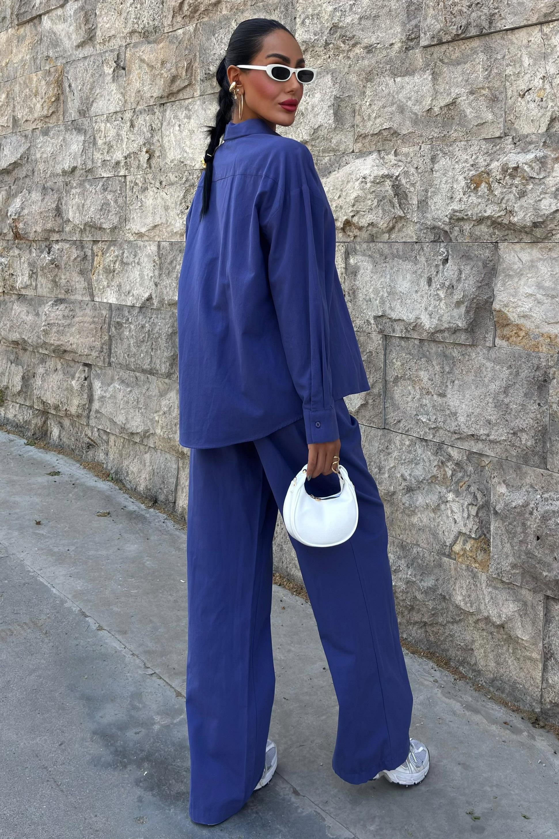 S4Y9766Larissa Çizgili Takım 9766 08
