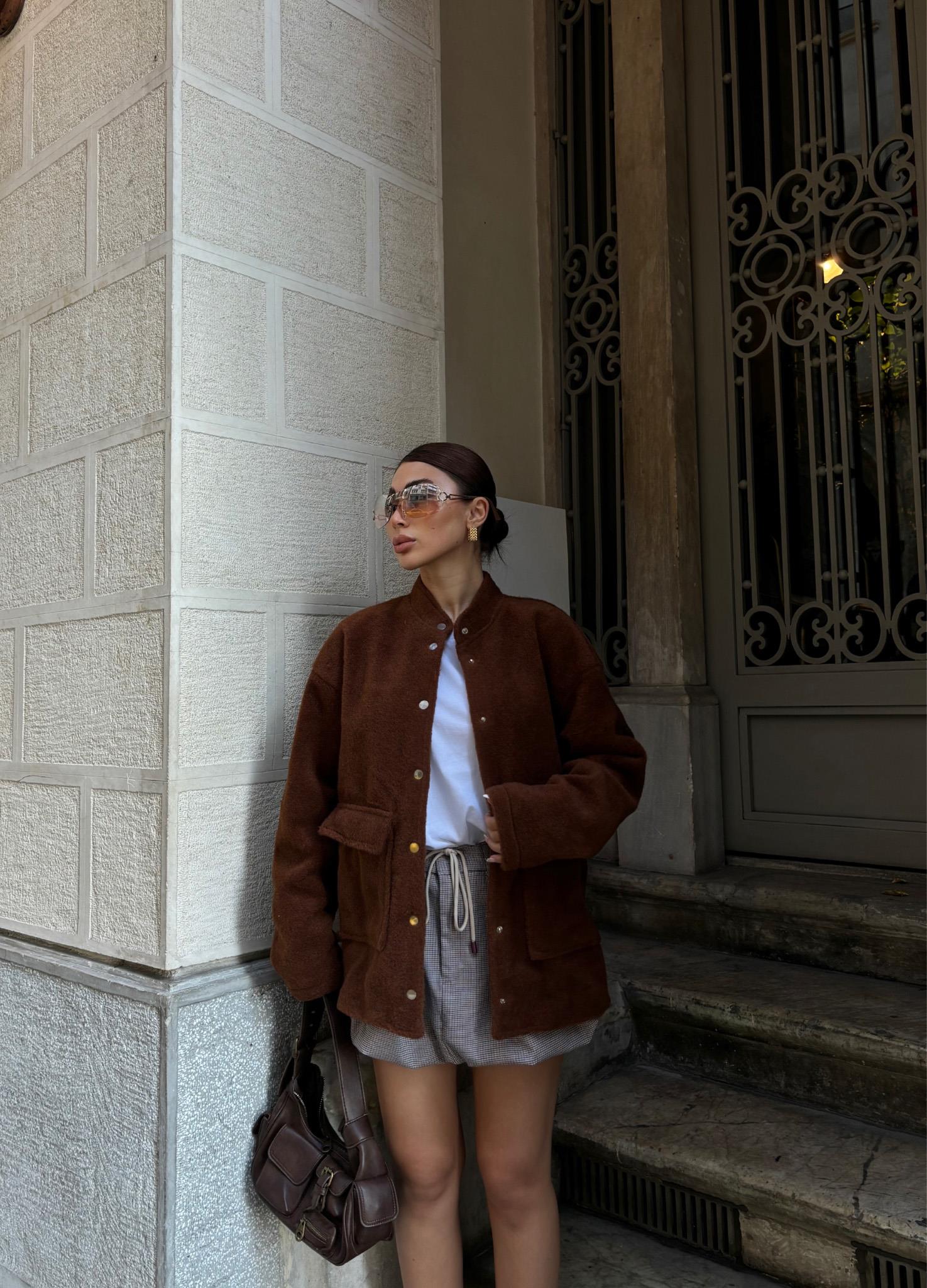 S5K6109Livia Lined Faux Fur Jacket 6109-08
