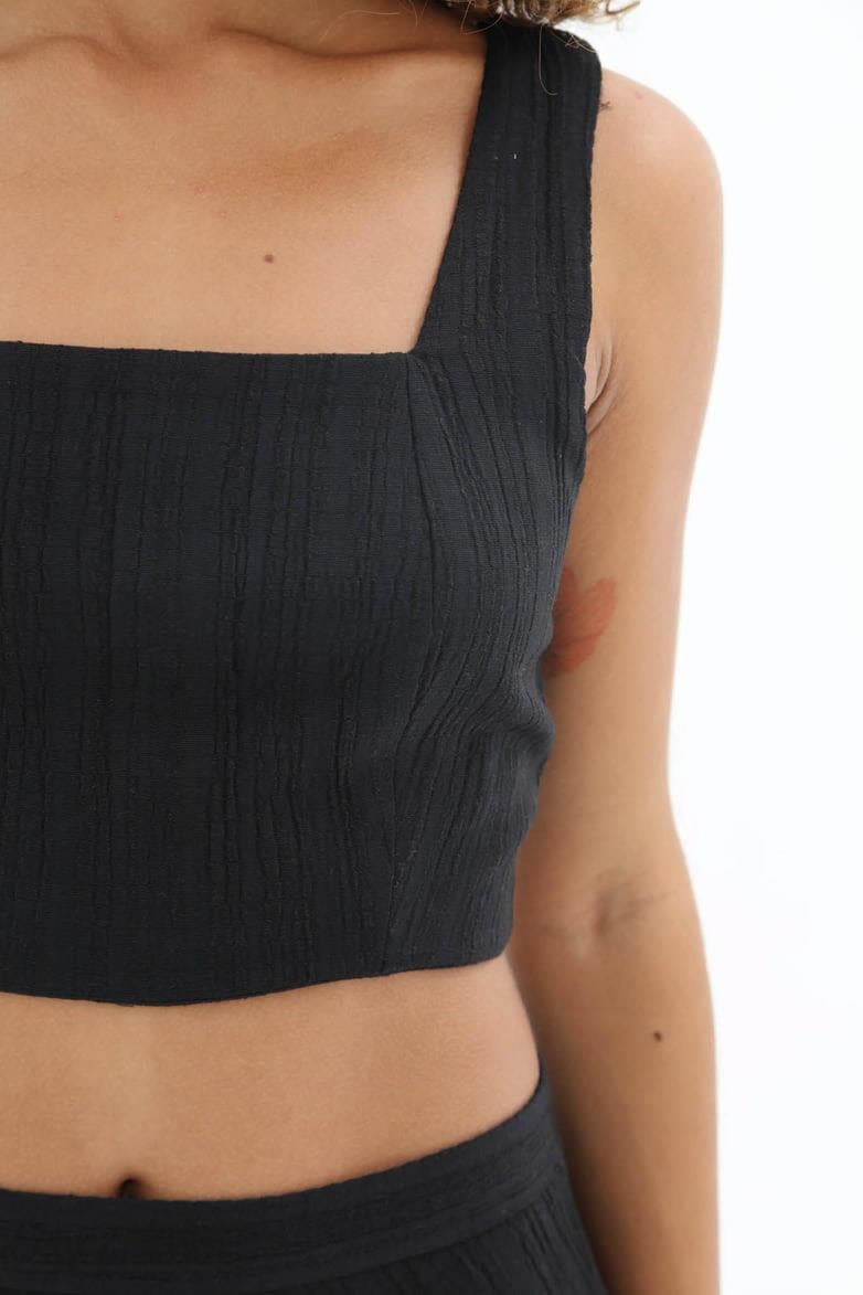 S4Y9592Loanna Keten Crop Takım 9592-08