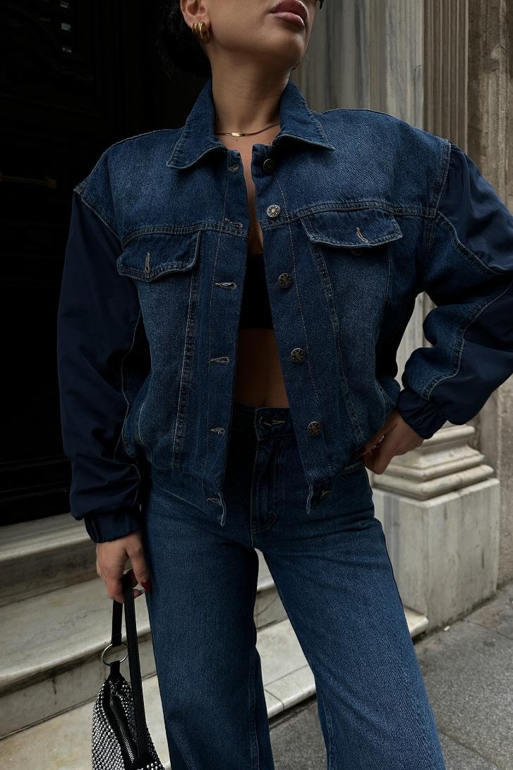 S4K6064Lotte Oversize Denim Ceket 6064-08