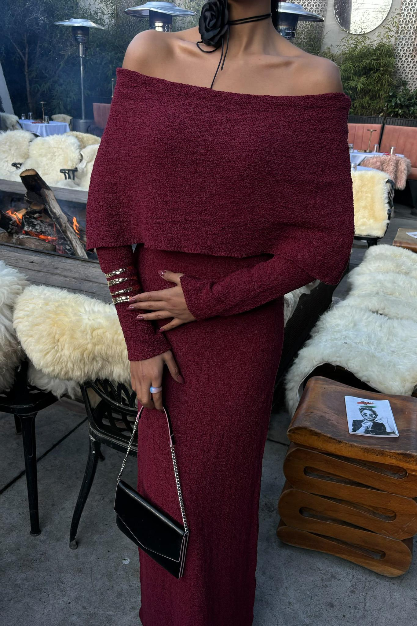 S5Y2828Madonna Yaka Premimum Elbise 2828