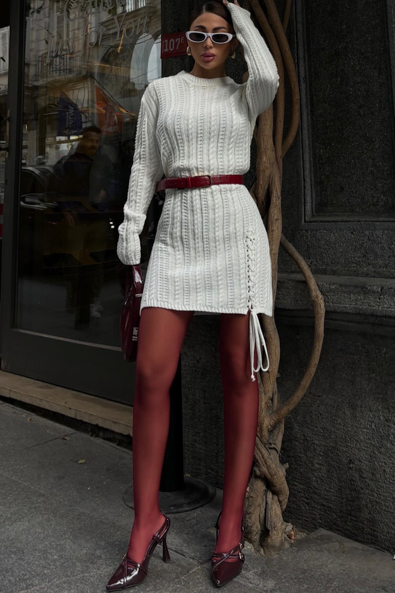 S5K2818Marison Mini Knitwear Dress 2818