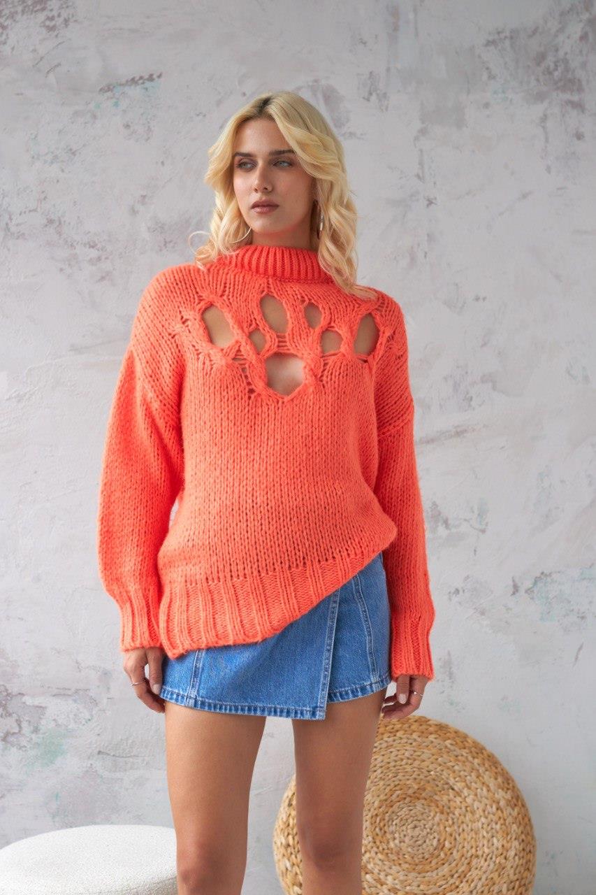 S4K1200Midred Cut Out Knitwear Sweater 1200-09